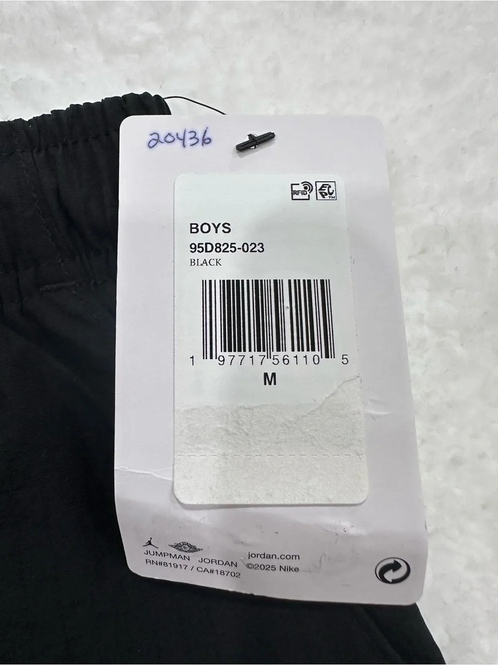 Boy’s Black Nike Jordan Shorts